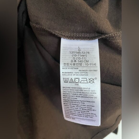 Girls Size L Bundle 2 Pc Puffer Vest And Long Sleeve Tee Old Navy Gap x Disney - Picture 13 of 14